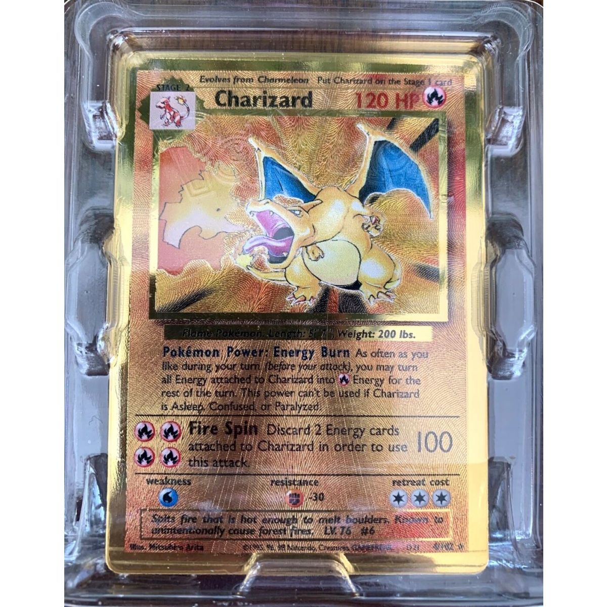 Charizard - Gold Or Metal - 4/102 *SEALED*