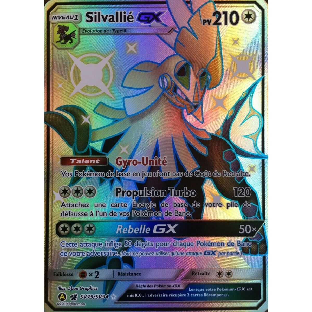 Silvally GX - Full Art Ultra Rare SV79/SV94 - Sun and Moon 11.5 Hidden Fates