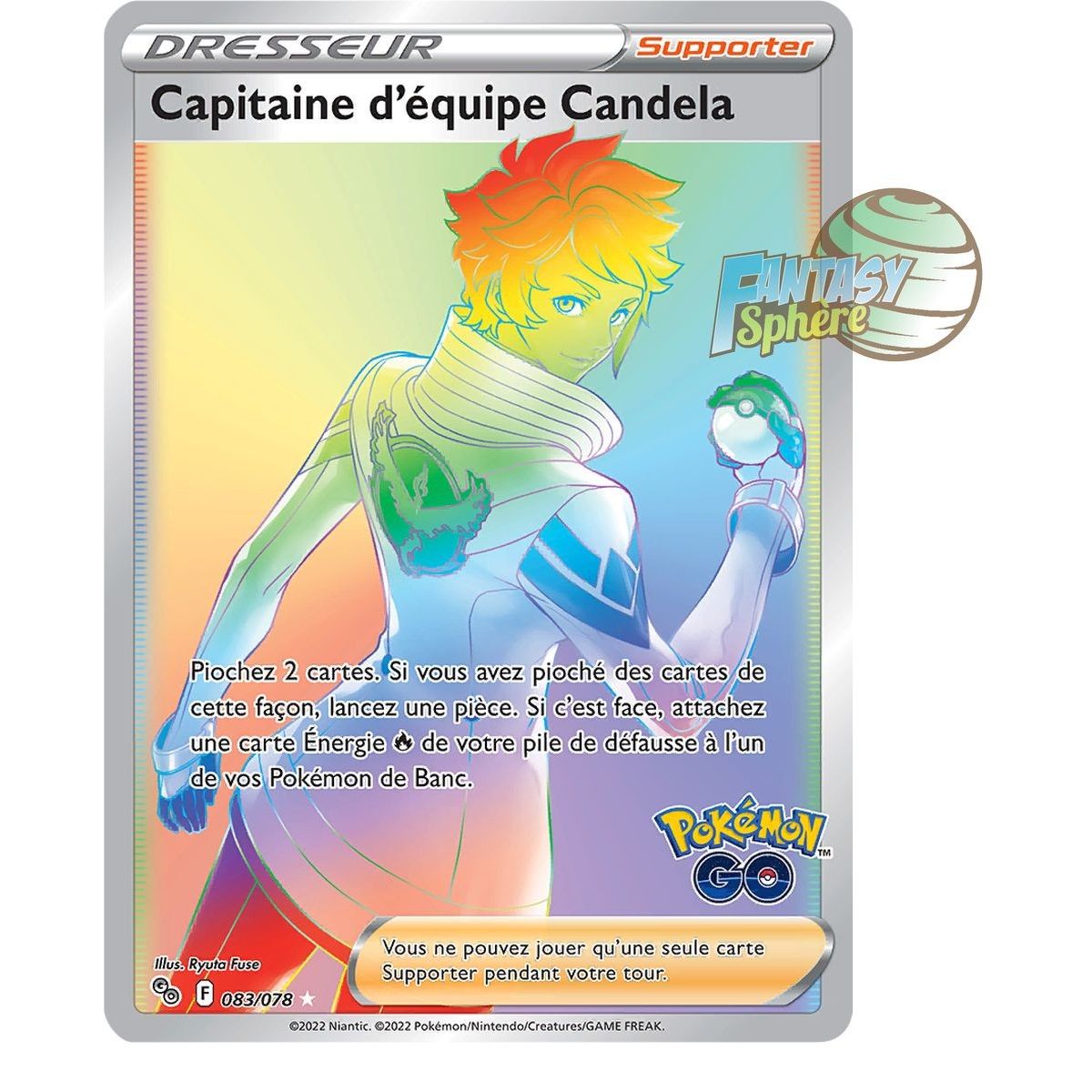 Item Team Captain Candela - Secret Rare 83/78 - Pokemon Go Sword and Shield