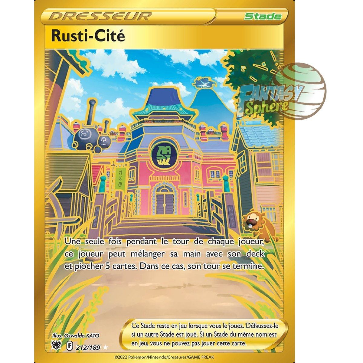Rusti-Cité - Secret Rare 212/189 - Sword and Shield Radiant Stars