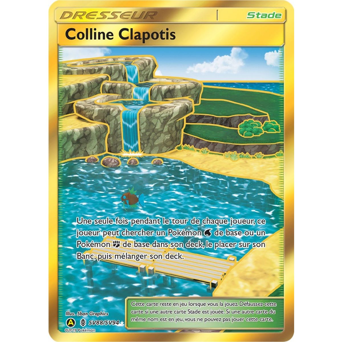 Colline Clapotis - Full Art Ultra Rare SV88/SV94 - Sun and Moon 11.5 Occult Destinees