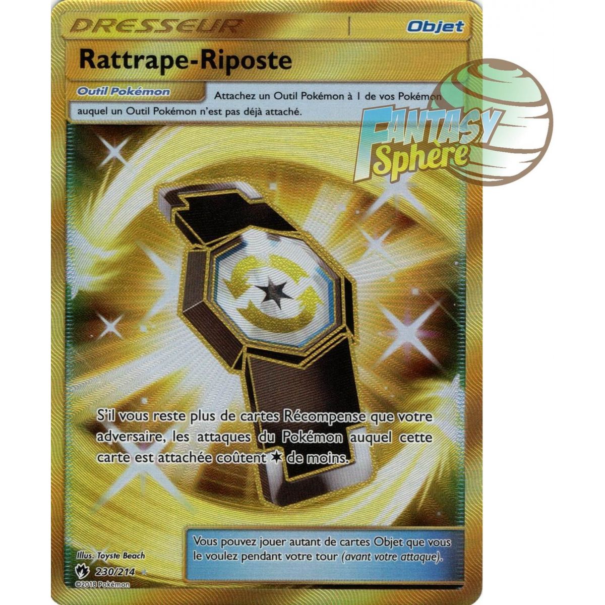 Item Catcher-Riposte - Secret Rare 230/214 - Sun and Moon 8 Lost Thunder