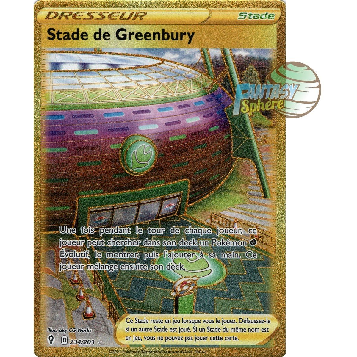 Item Greenbury Stadium - Secret Rare 234/203 - Celeste Evolution Sword and Shield