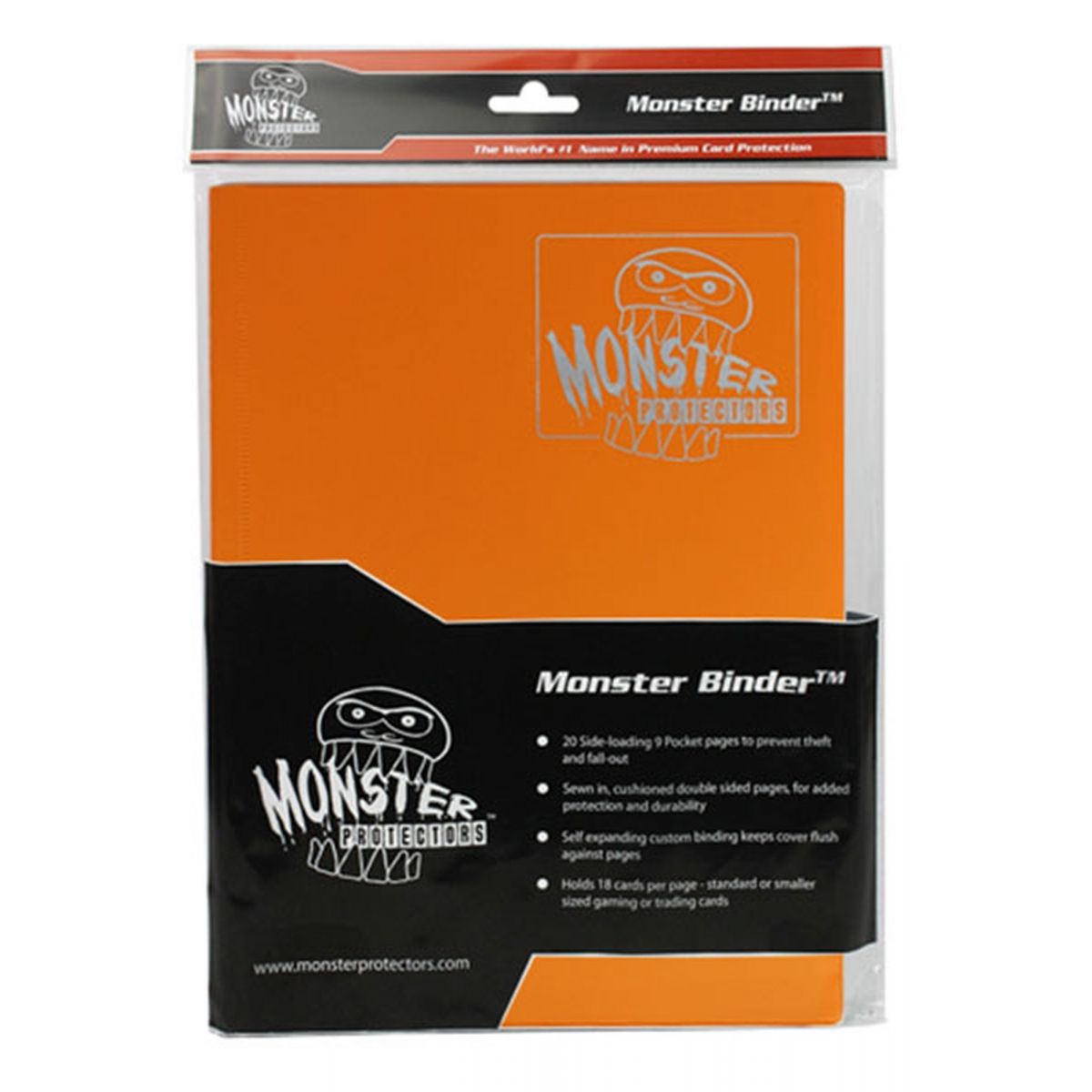 Monster - Binder - 4-Pocket Matte Orange - Matte Orange - 160 Slots