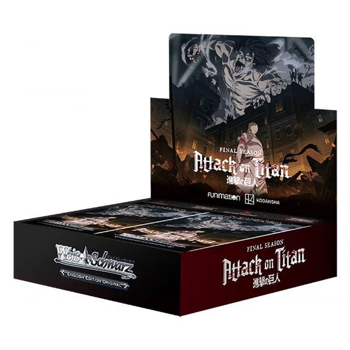 Weiss Schwarz - Display - Box of 16 Boosters - Attack On Titan: Final Season - EN - 1st Edition