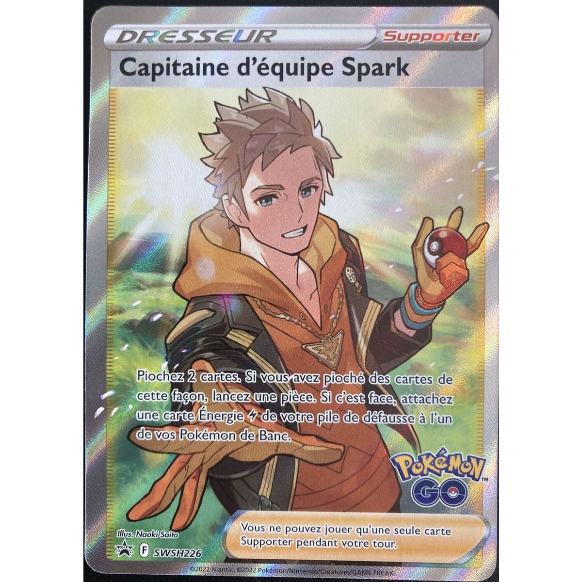Team Captain Spark - Full Art Ultra Rare - SWSH226