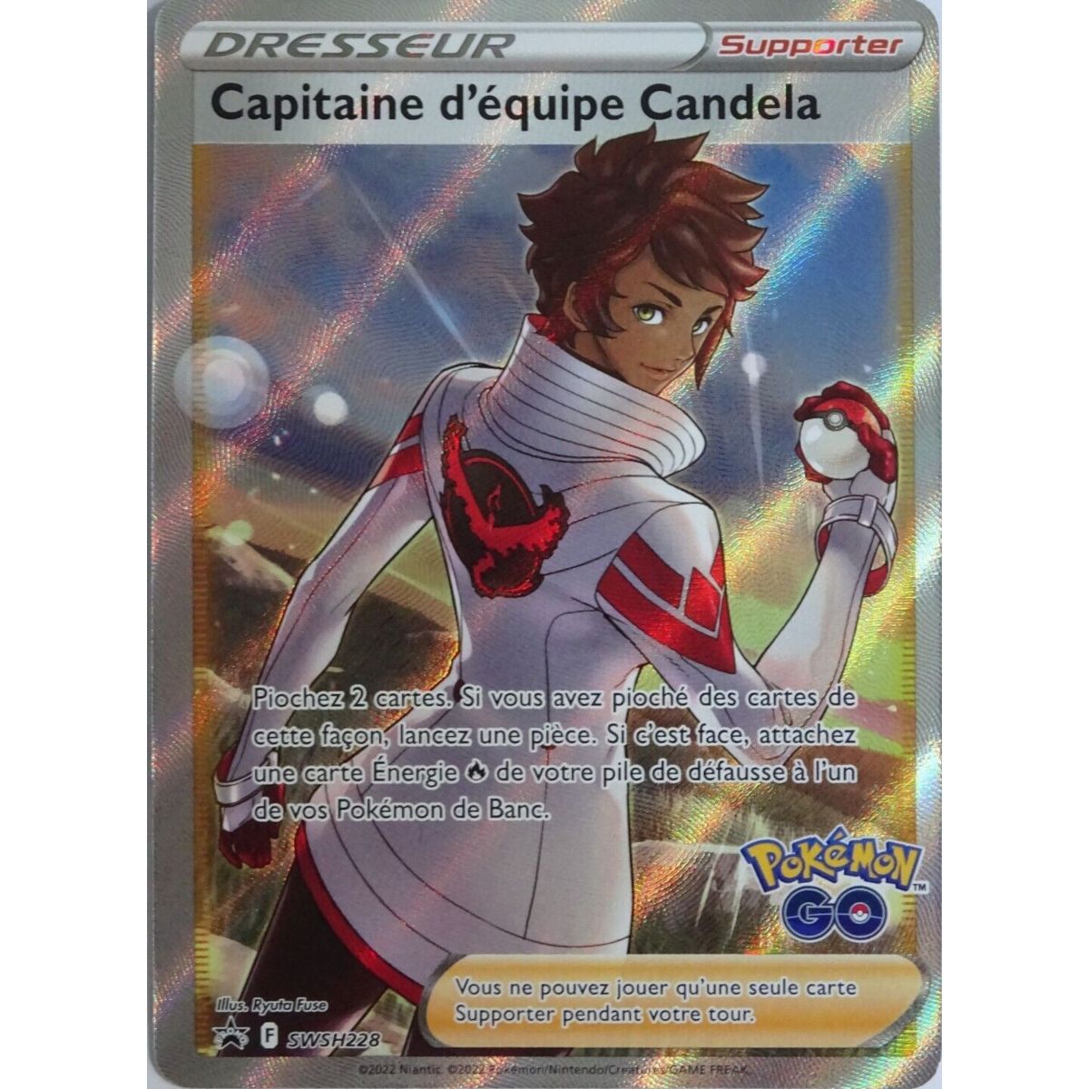 Team Captain Candela - Full Art Ultra Rare - SWSH228