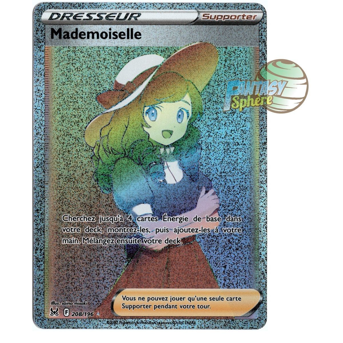 Mademoiselle - Secret Rare 208/196 - Sword and Shield 11 Lost Origin