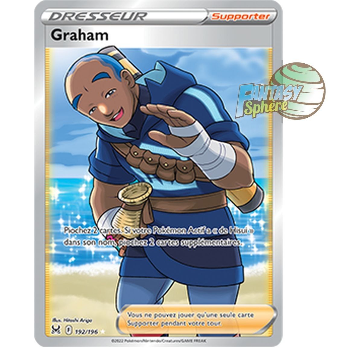 Graham - Full Art Ultra Rare 192/196 - Sword and Shield 11 Lost Origin