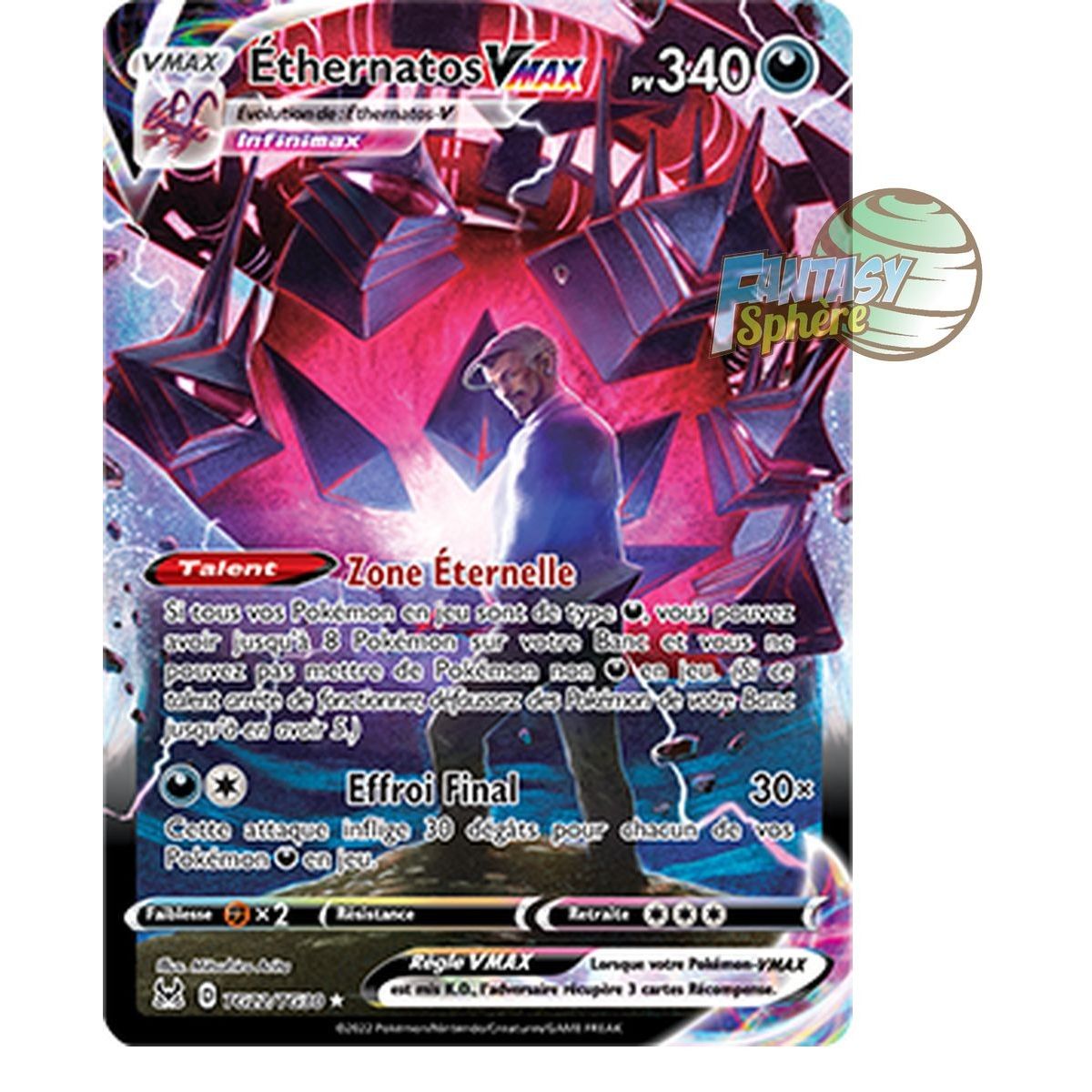 Eternatos VMAX - Full Art Ultra Rare TG22/TG30 - Sword and Shield 11 Lost Origin