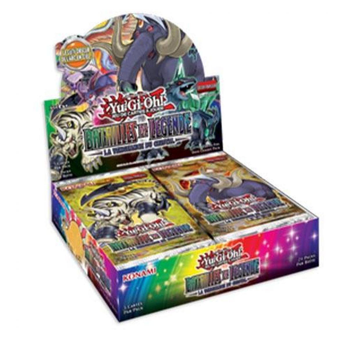 Yu Gi Oh! - Display - Box of 24 Boosters - Legendary Battles: Revenge of the Crystal - FR