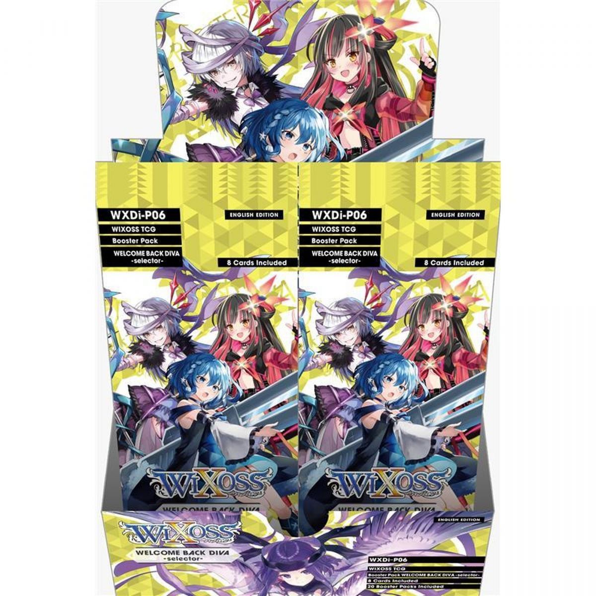 WIXOSS - Display - Box of 20 Boosters - P06 WELCOME BACK DIVA ~selector~ - EN
