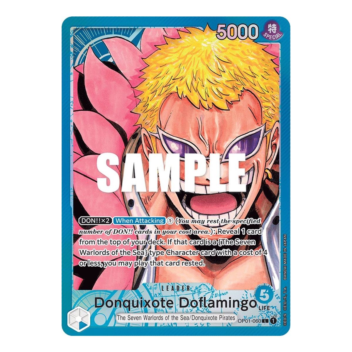 Item Donquixote Doflamingo - L Parallel OP01-060 - OP01 Romance Dawn