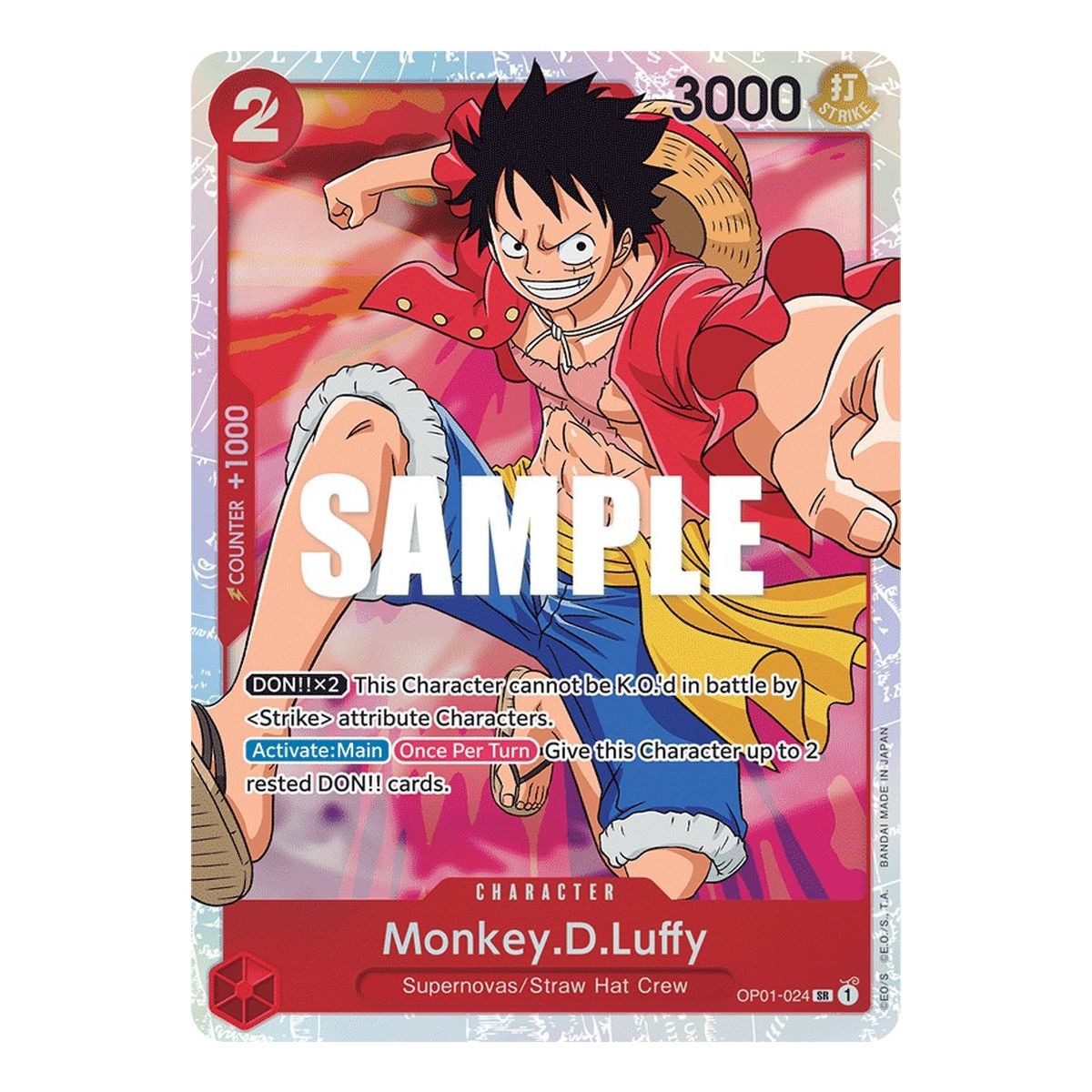 Item Monkey.D.Luffy - SR OP01-024 - OP01 Romance Dawn