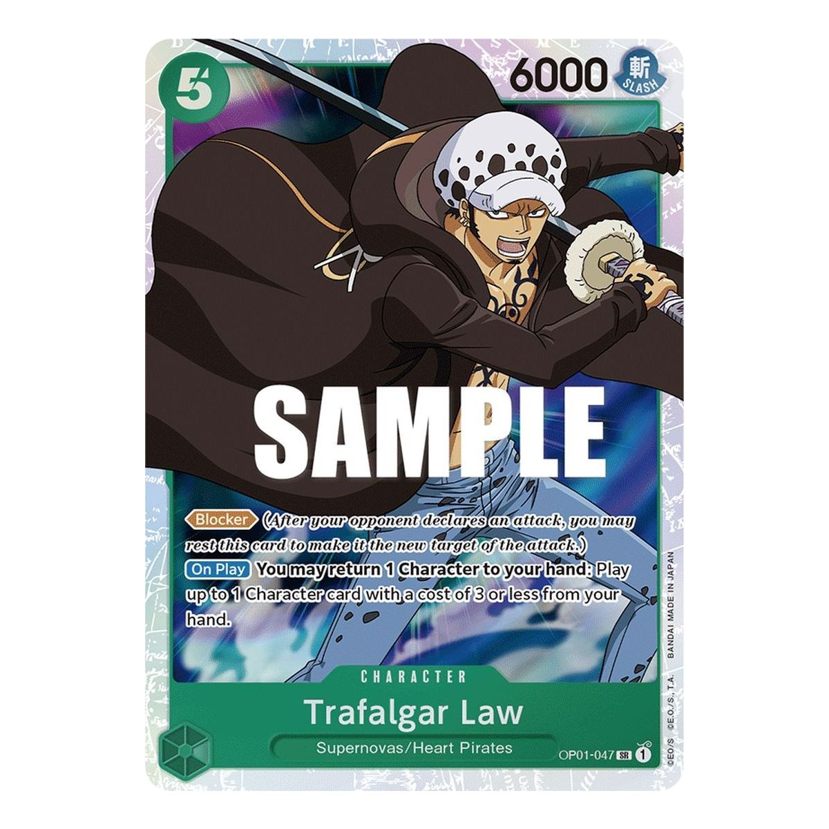 Item Trafalgar Law - SR OP01-047 - OP01 Romance Dawn