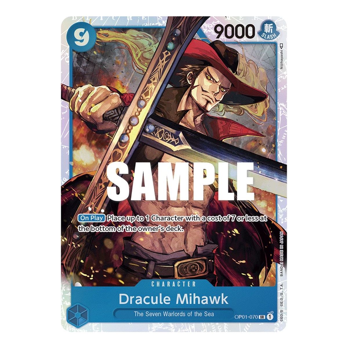 Item Dracule Mihawk - SR OP01-070 - OP01 Romance Dawn