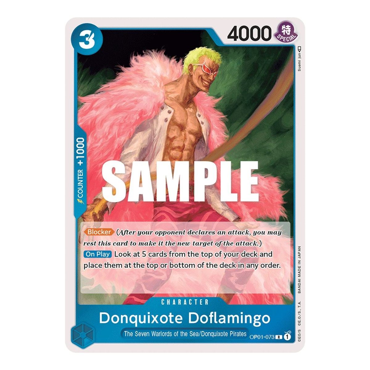 Item Donquixote Doflamingo - R OP01-073 - OP01 Romance Dawn