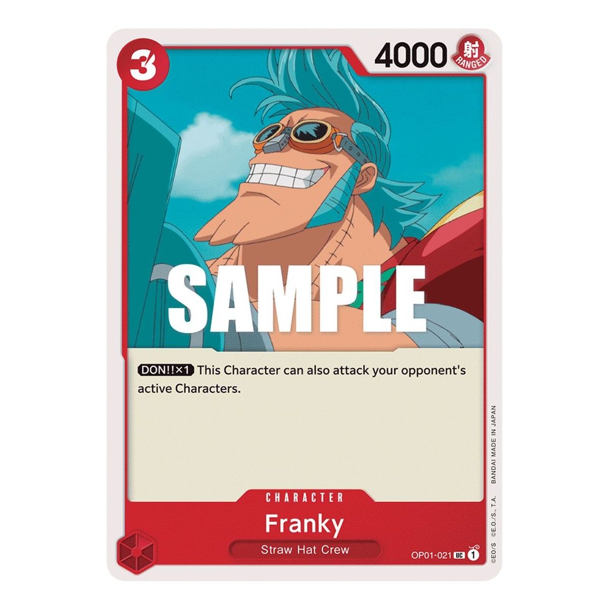 Item Franky - UC OP01-021 - OP01 Romance Dawn