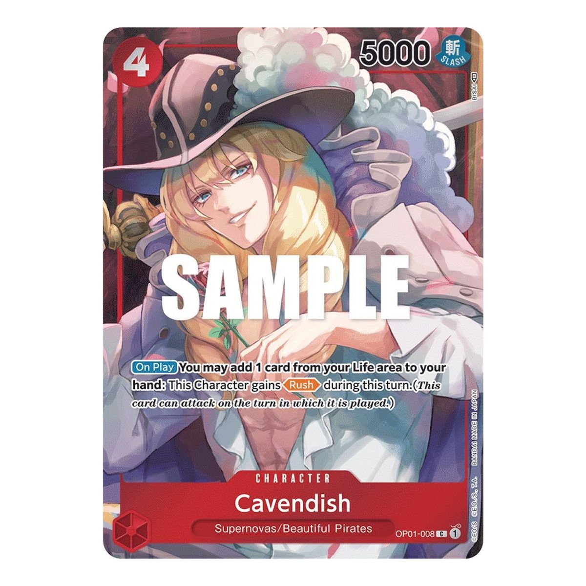 Item Cavendish - C Parallel OP01-008 - OP01 Romance Dawn