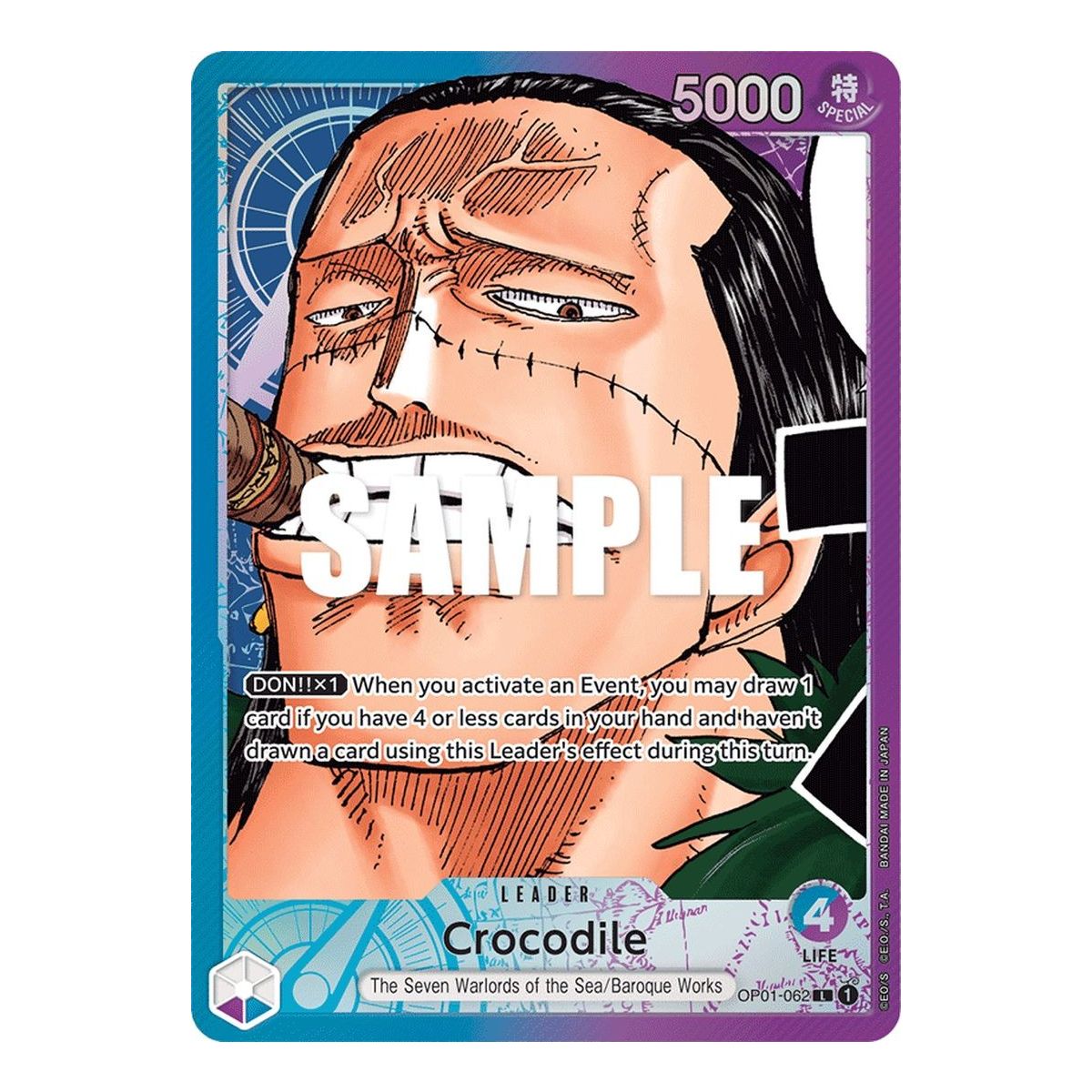 Crocodile - L Parallel OP01-062 - OP01 Romance Dawn