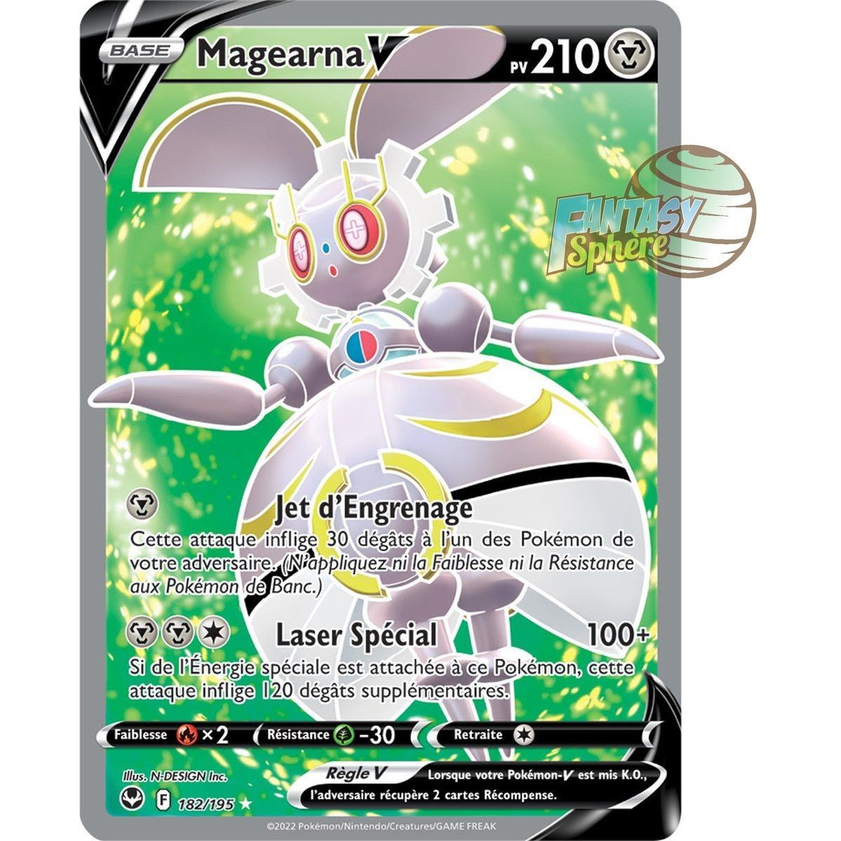 Item Magearna V - Full Art Ultra Rare 182/195 - Sword and Shield 12 Silver Storm