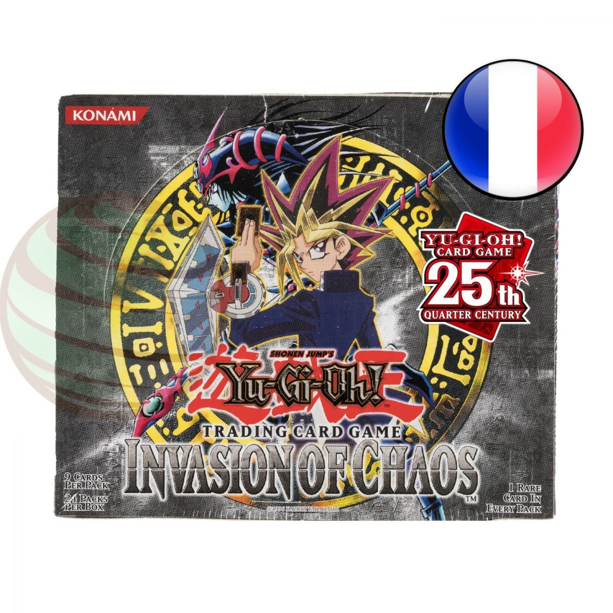 Yu Gi Oh! - Display - Box of 24 Boosters - The Invasion of Darkness - 25 Years Anniversary Edition - FR