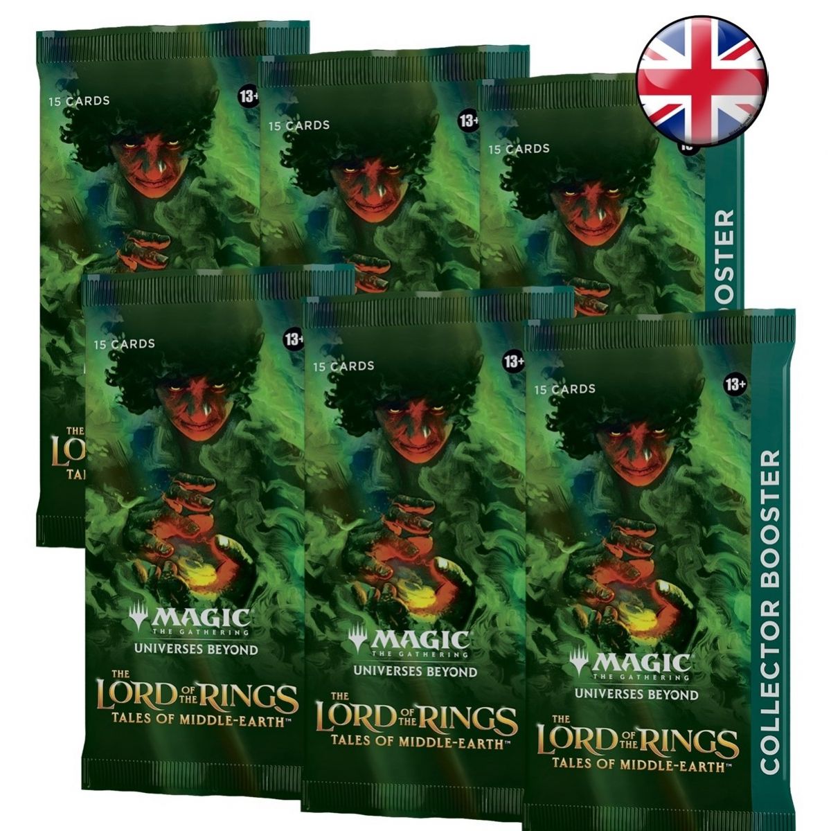 Magic The Gathering - Pack of 6 Boosters - Collector - The Lord of the Rings: Chronicles of Middle-earth - EN