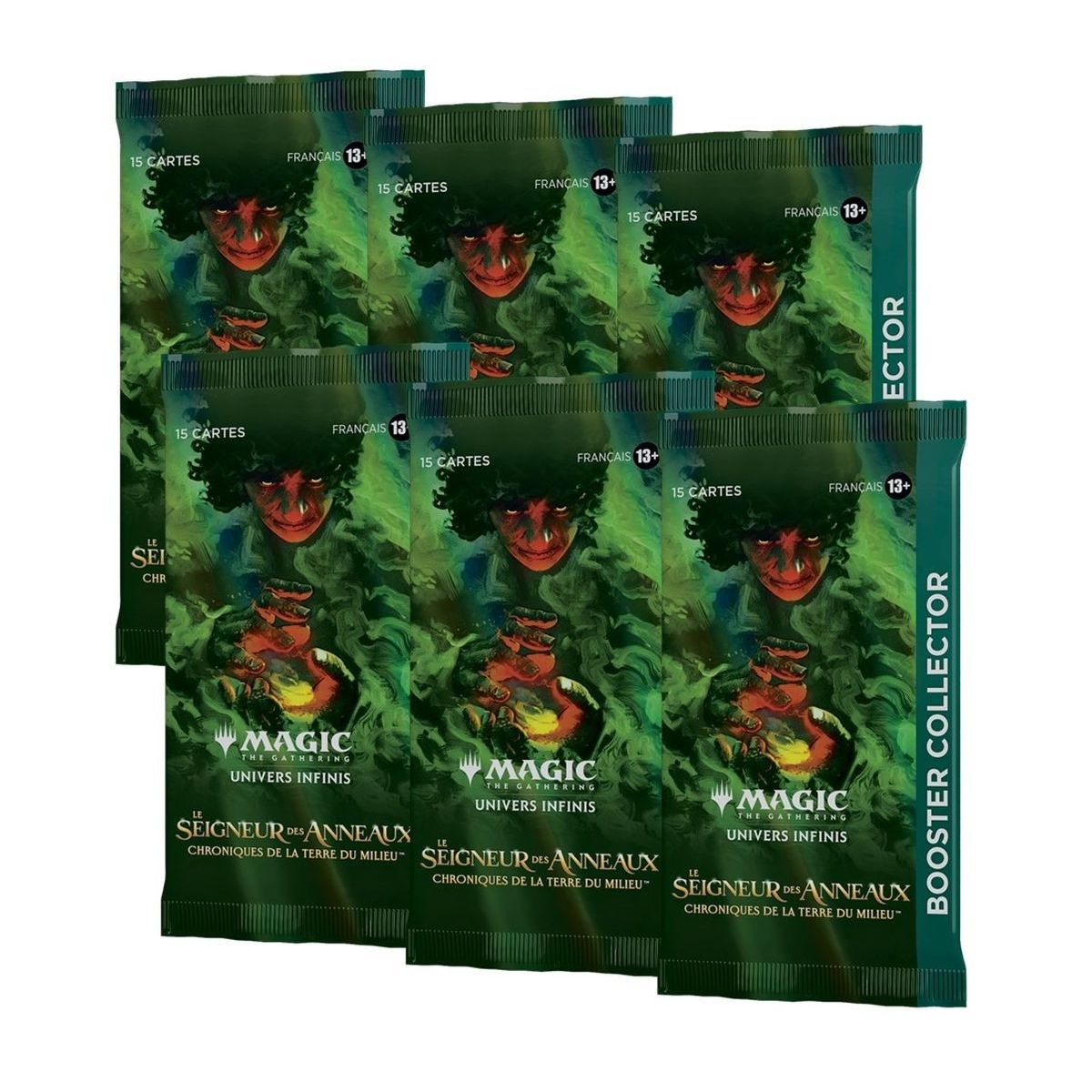 Magic The Gathering - Pack of 6 Boosters - Collector - The Lord of the Rings: Chronicles of Middle-earth - FR