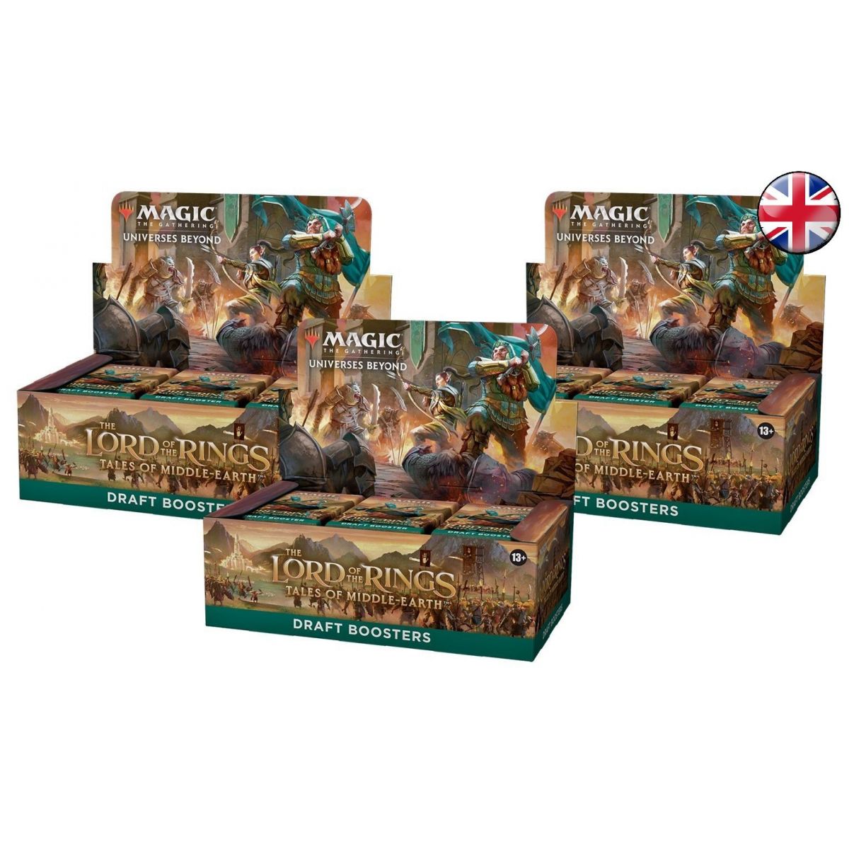 Magic The Gathering - Set of 3 Booster Boxes - Draft - The Lord of the Rings: Chronicles of Middle-earth - EN