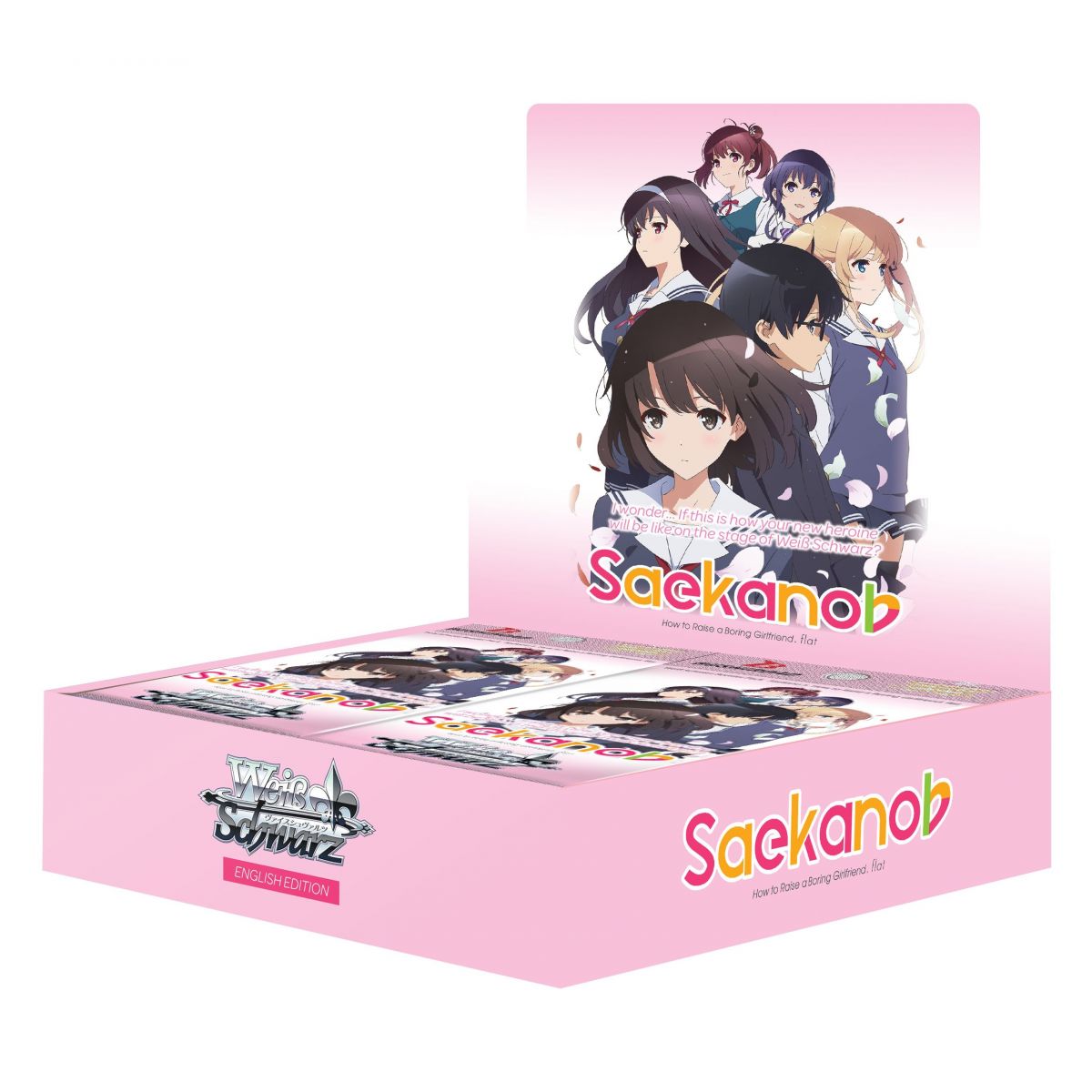 Weiss Schwarz - Display - Box of 16 Boosters - Saekano: How to Raise a Boring Girlfriend .Flat - EN - 1st Edition