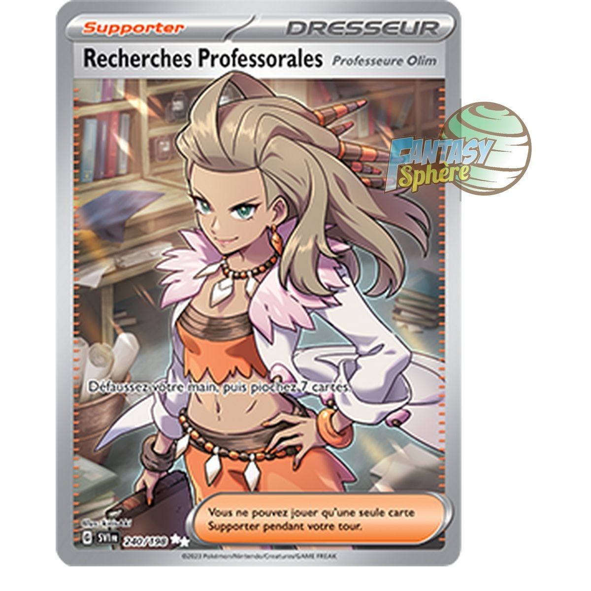 Item Professorial Research (Professor Olim) - Ultra Rare 240/198 - Scarlet and Violet