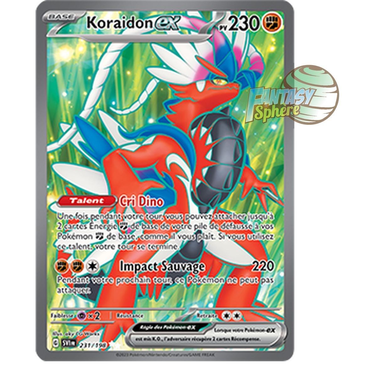 Item Koraidon EX - Ultra Rare 231/198 - Scarlet and Violet