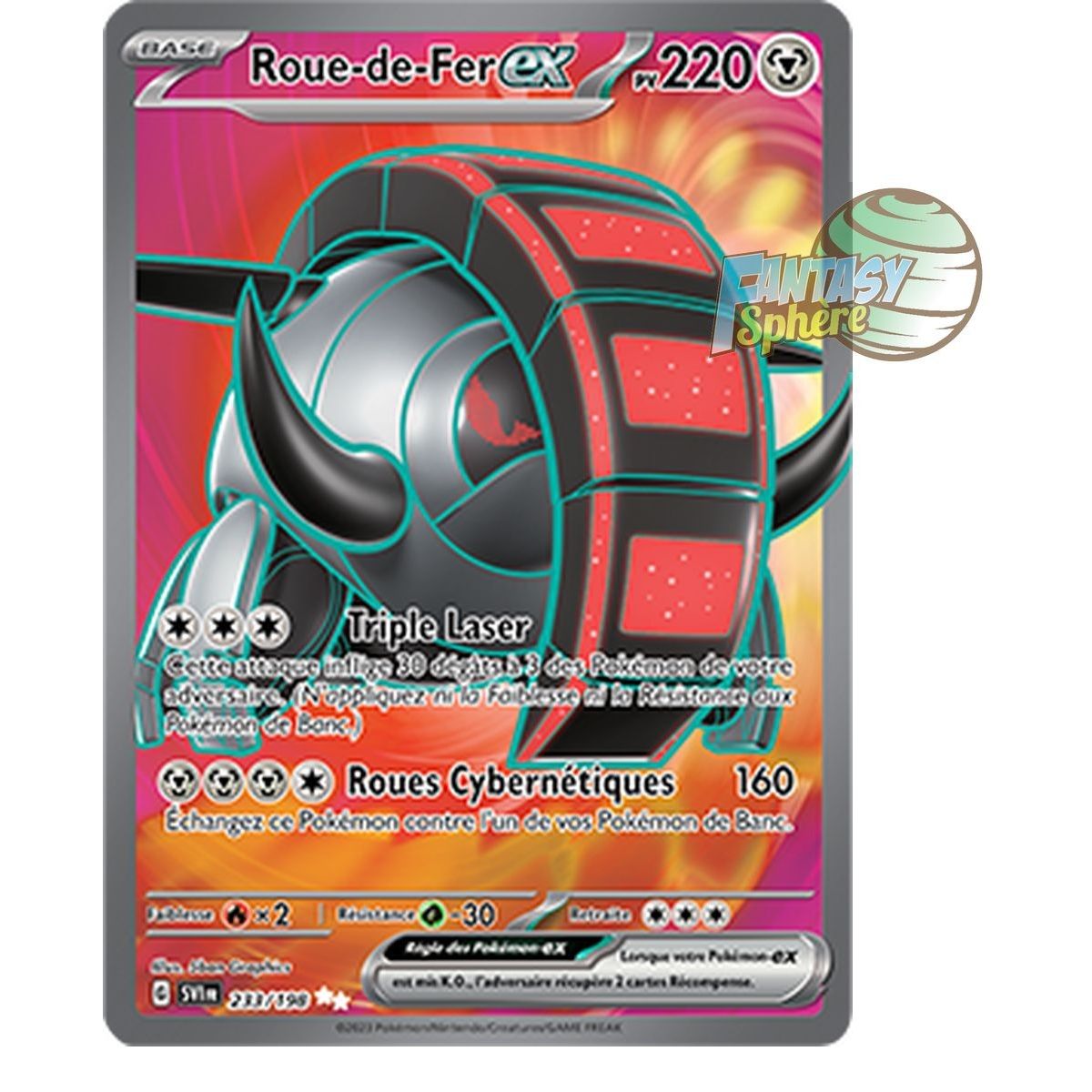 Iron Wheel EX - Ultra Rare 233/198 - Scarlet and Violet