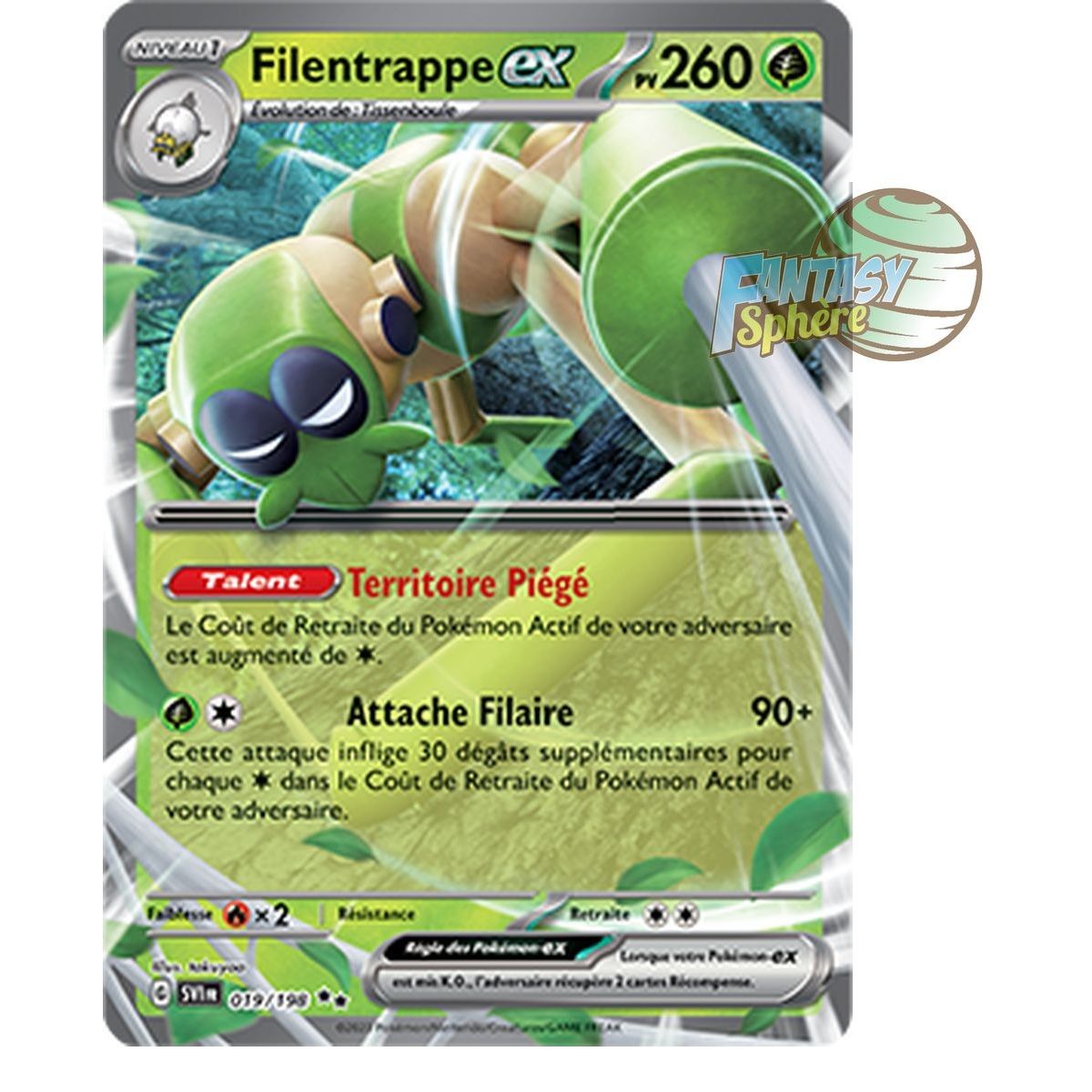 Filentrappe EX - Double Rare 19/198 - Scarlet and Violet