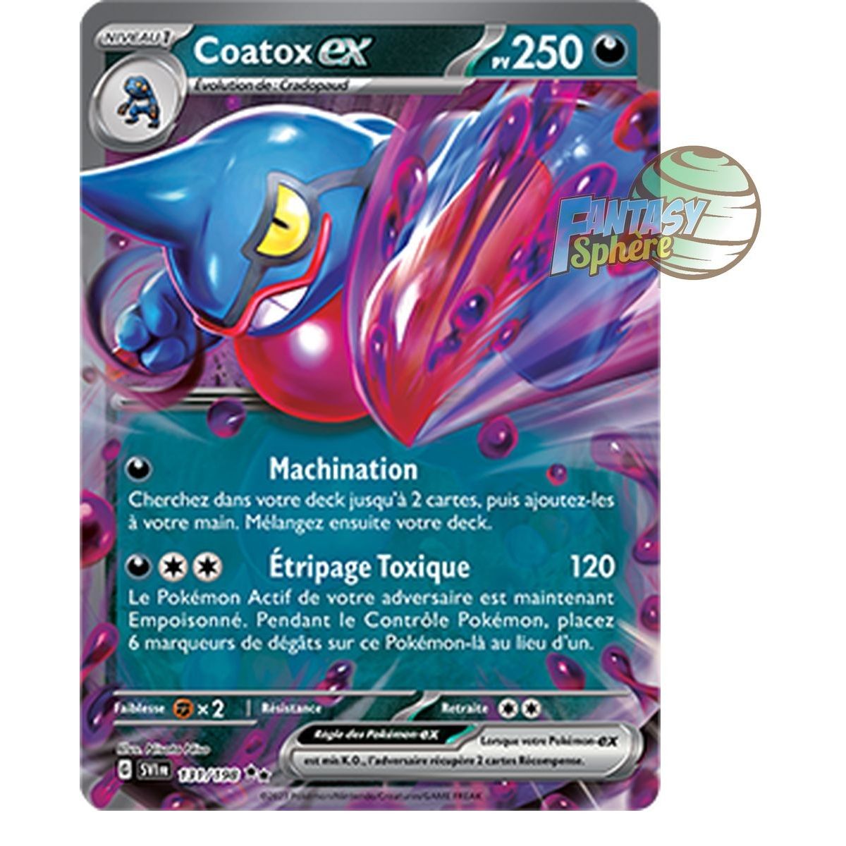 Coatox EX - Double Rare 131/198 - Scarlet and Violet