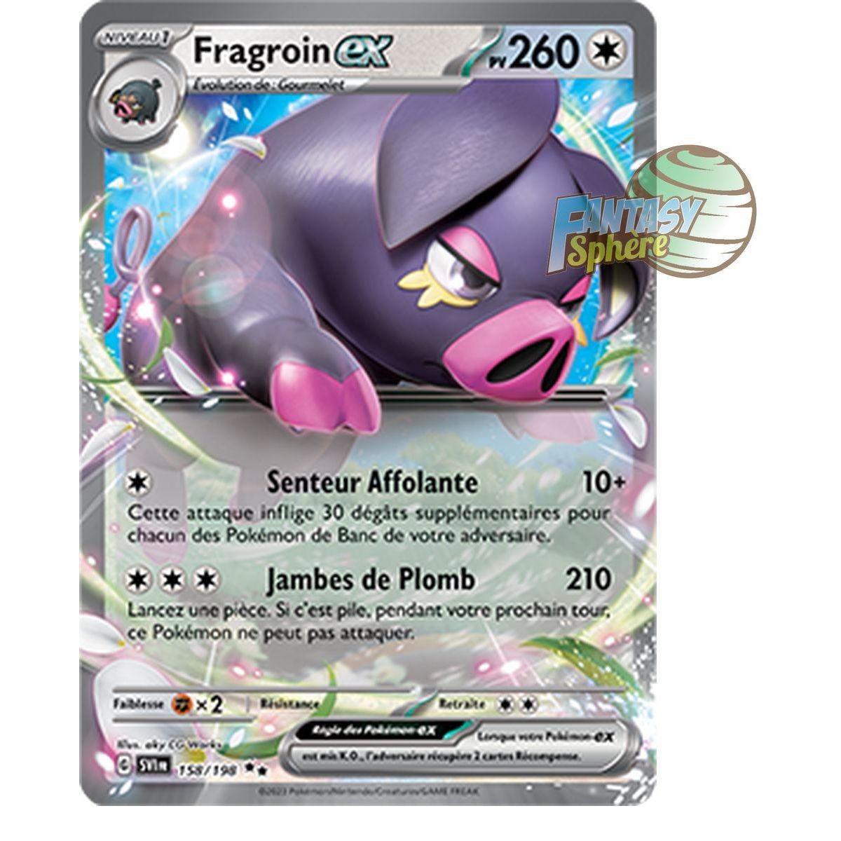 Fragroin EX - Double Rare 158/198 - Scarlet and Violet