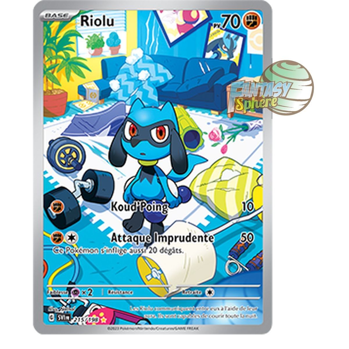 Item Riolu - Rare Illustration 215/198 - Scarlet and Violet