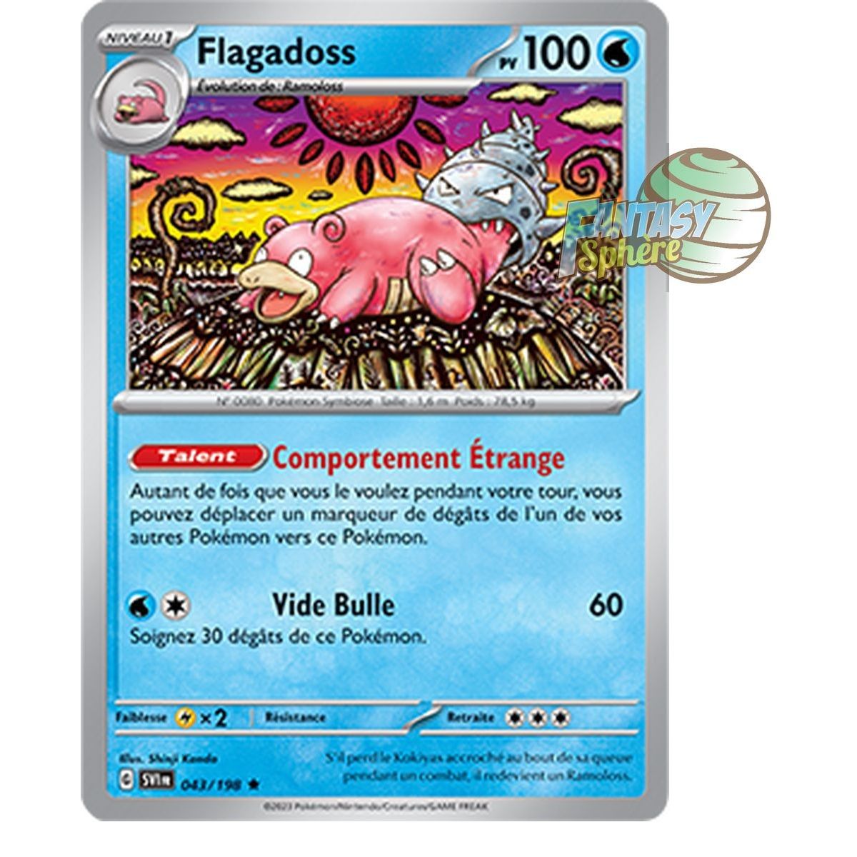 Flagadoss - Holo Rare 43/198 - Scarlet and Violet