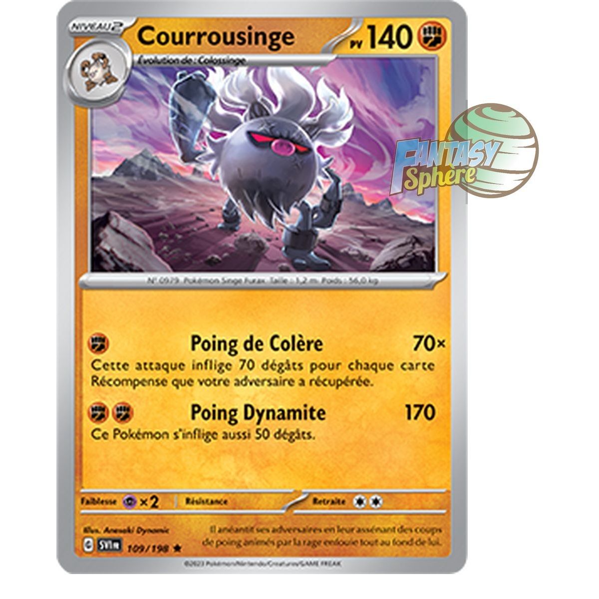 Courrousinge - Holo Rare 109/198 - Scarlet and Violet