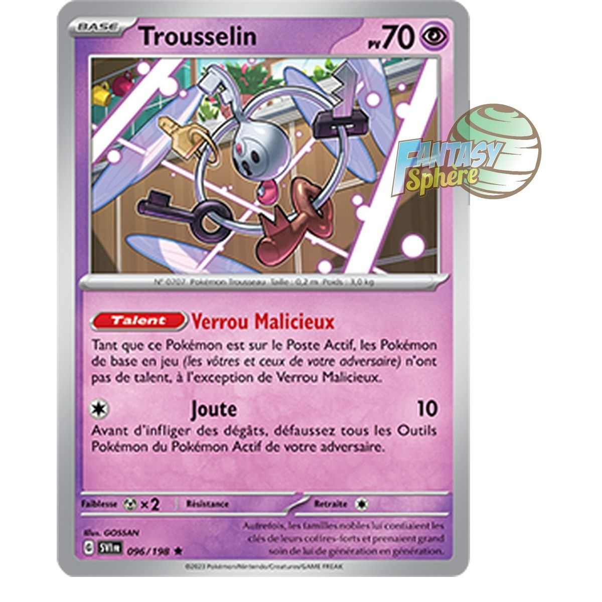 Trousselin - Holo Rare 96/198 - Scarlet and Violet