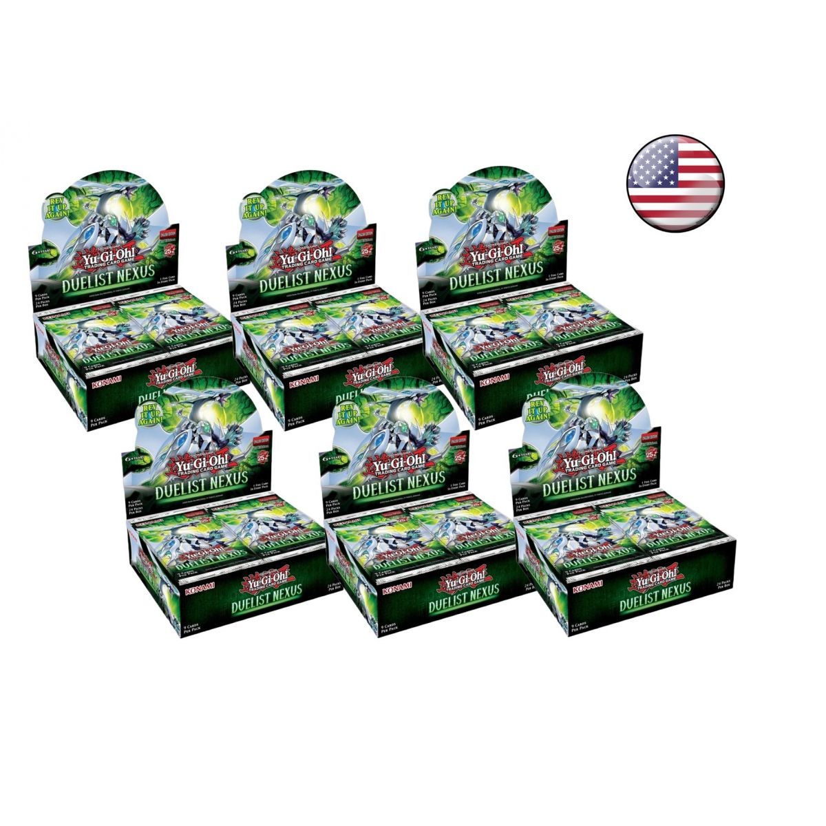Yu Gi Oh! - Display - Lot of 6 Box of 24 Boosters - Duelist Nexus - US