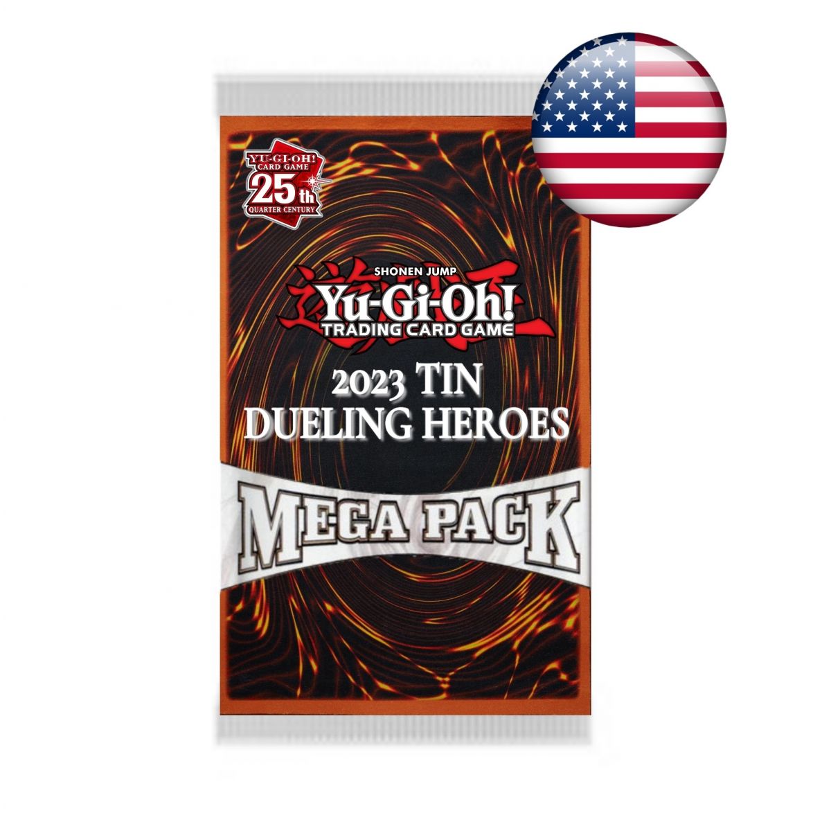 Yu Gi Oh! - Booster Mega Pack Tin Box 25th Anniversary 2023 - Dueling Heroes - US