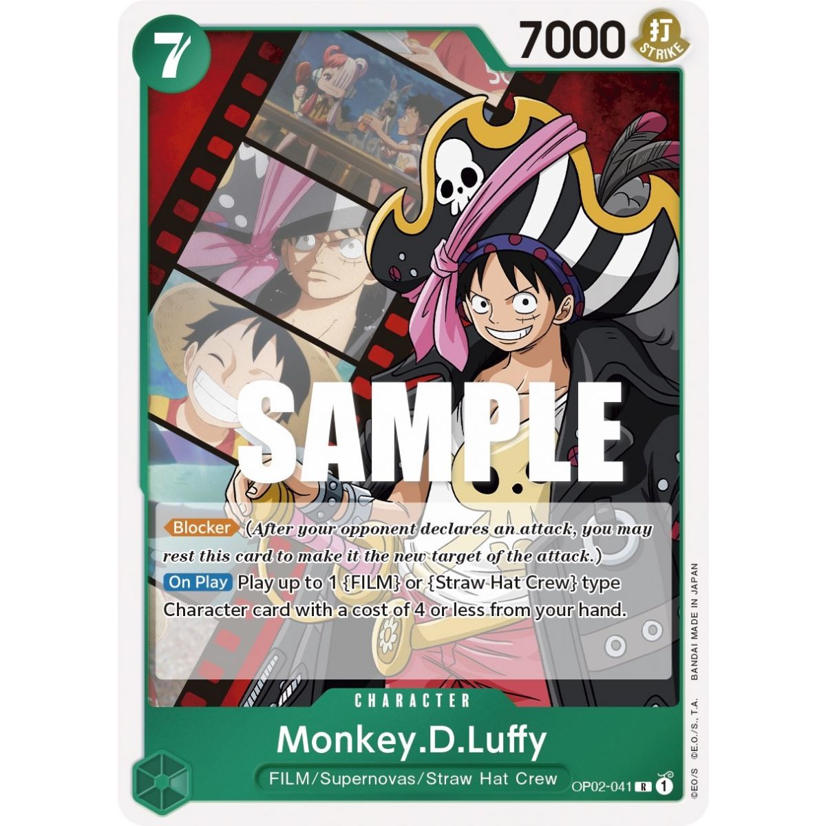 Item Monkey.D.Luffy (041) - R OP02-041 - OP02 Paramount War