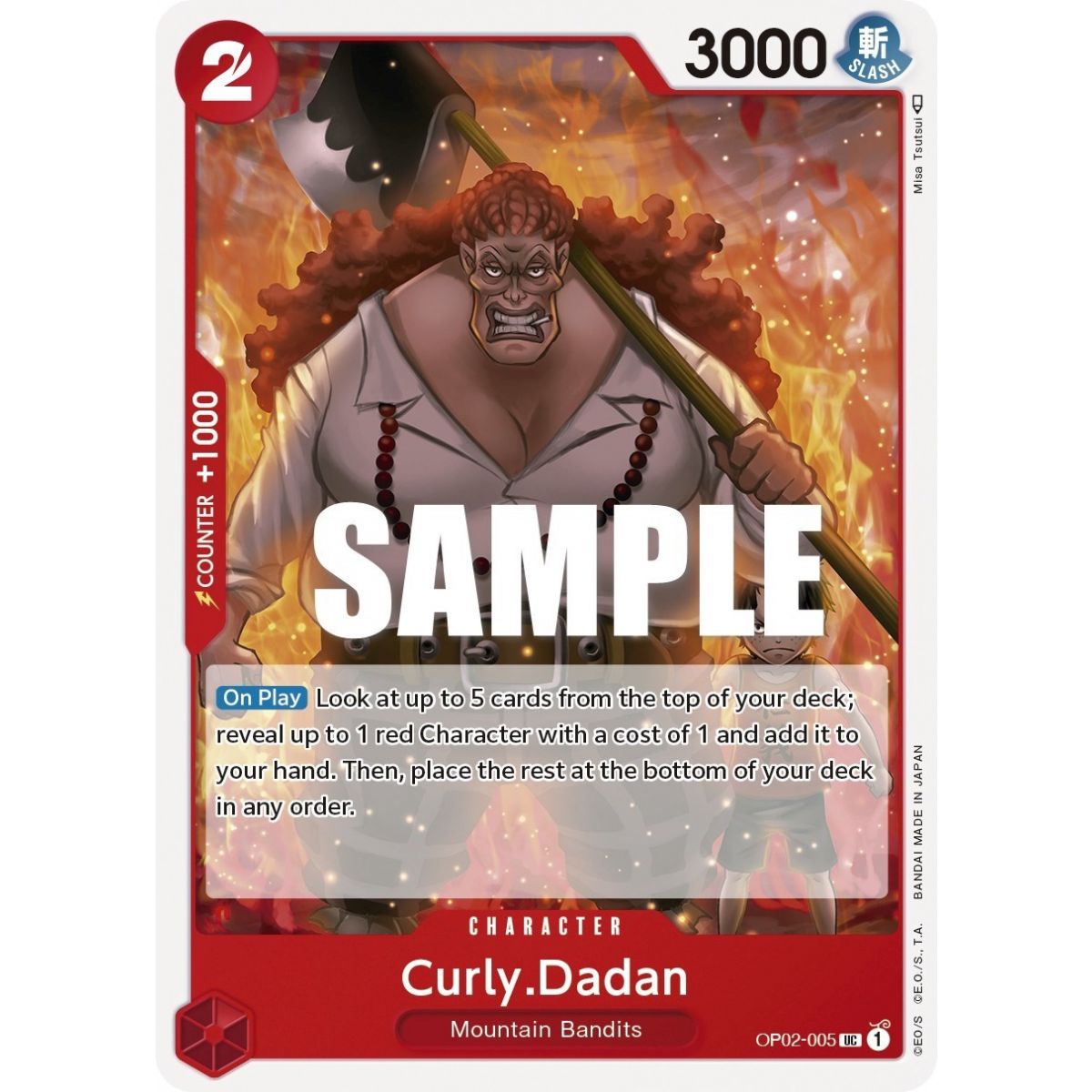 Item Curly.Dadan - UC OP02-005 - OP02 Paramount War