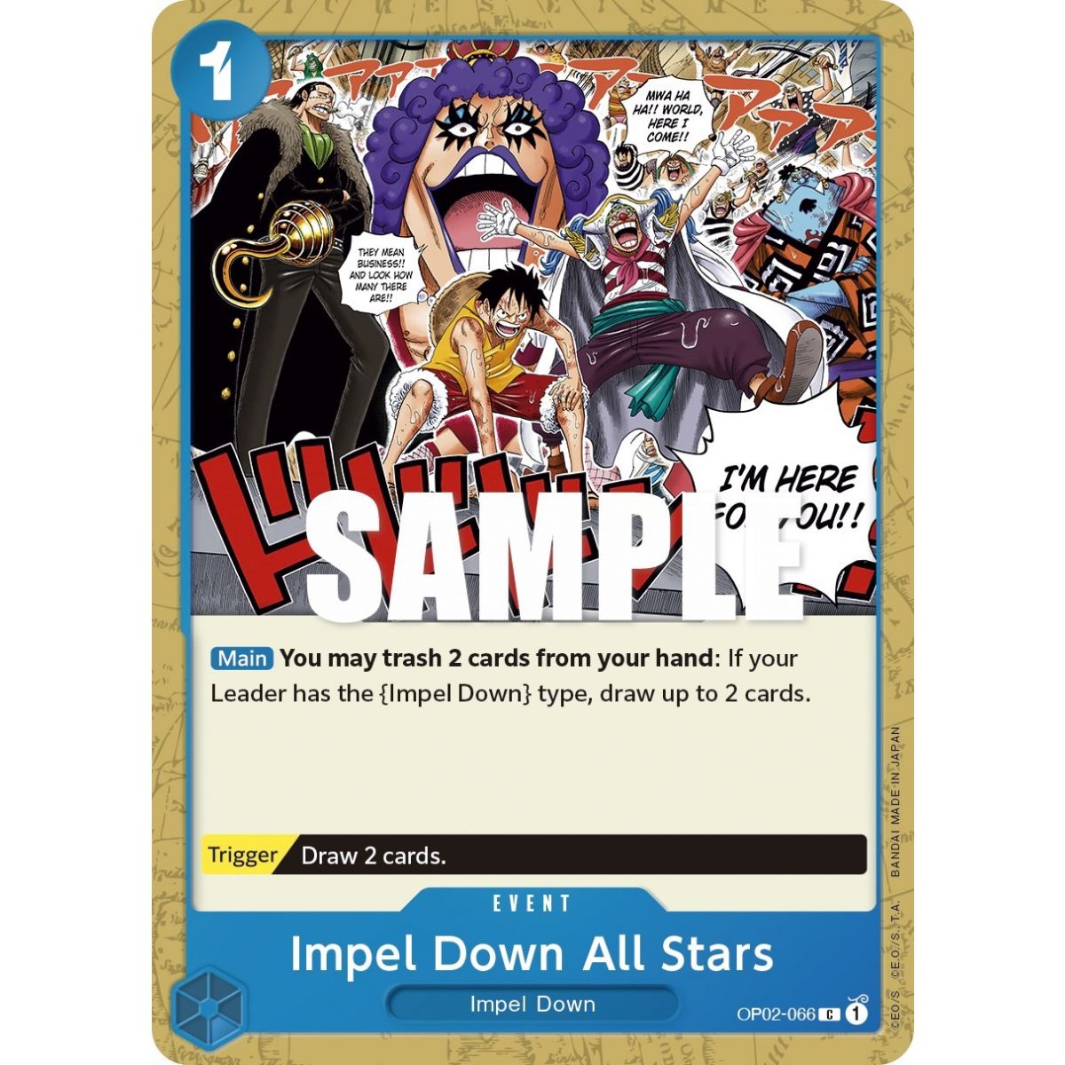 Impel Down All Stars - C OP02-066 - OP02 Paramount War