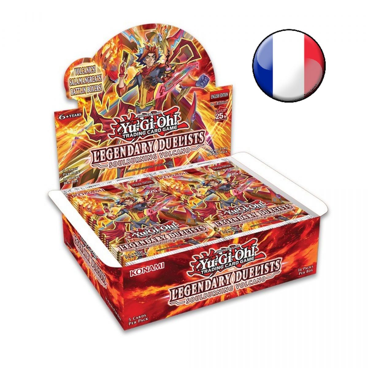 Yu Gi Oh! - Display - Box of 36 Boosters - Legendary Duelists: Soulburning Volcano - Soulburning Volcano - LED10 FR