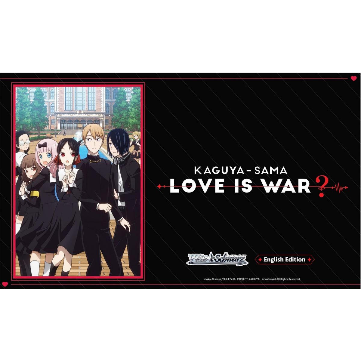 Weiss Schwarz - Playmat - Kaguya-sama: Love Is War? - Sealed