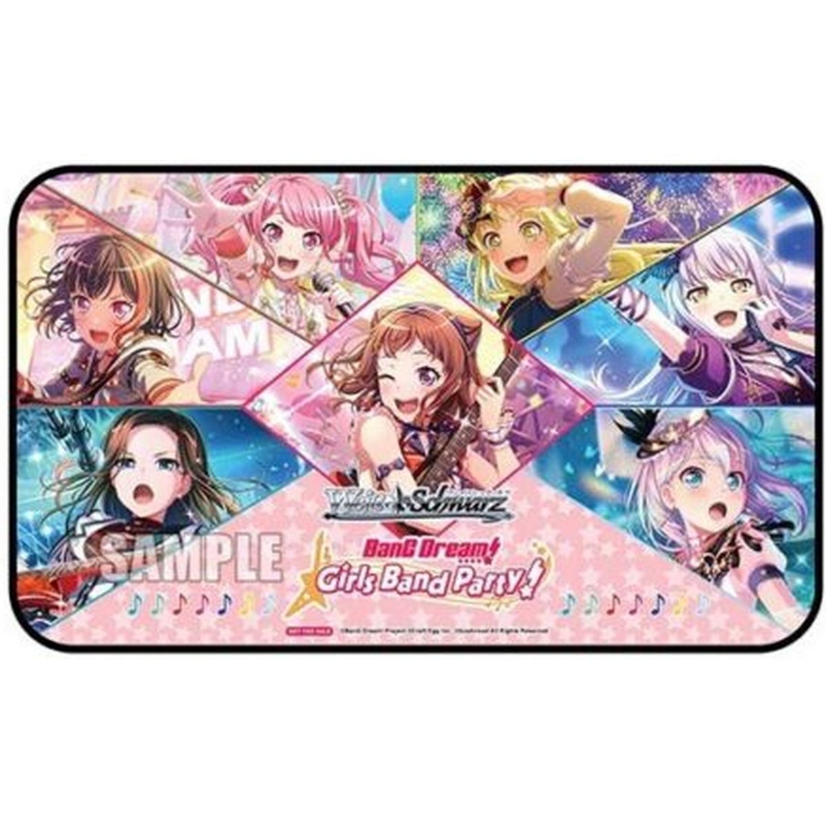 Weiss Schwarz - Playmat - BanG Dream Girls Band Party - Sealed