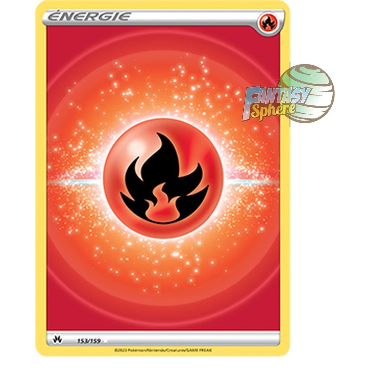 Basic Fire Energy - Full Art Ultra Rare 153/159 - Sword and Shield 12.5 Zenith Supreme