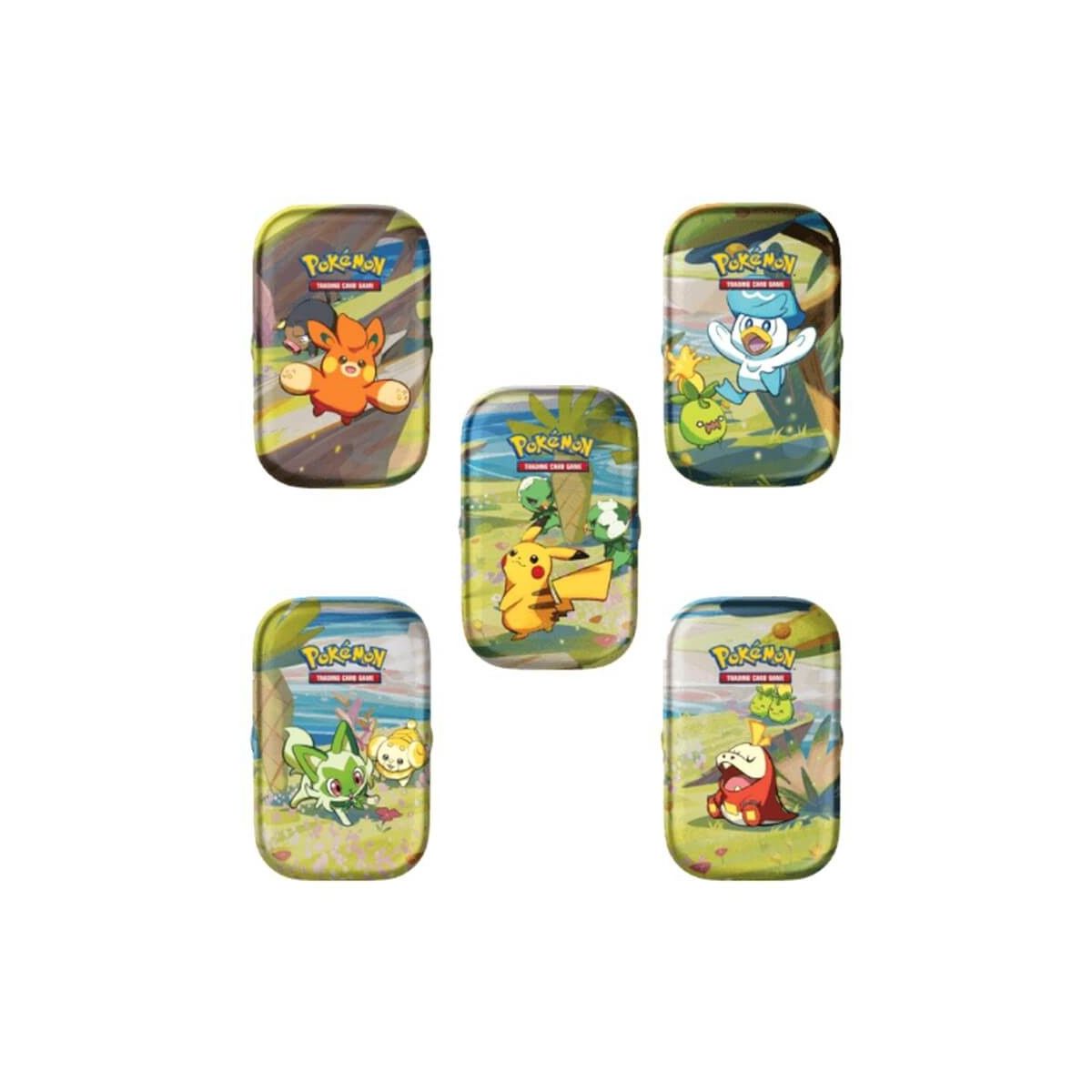 Pokemon - Pokebox - Les 5 Mini-tin - Ecarlate et violet